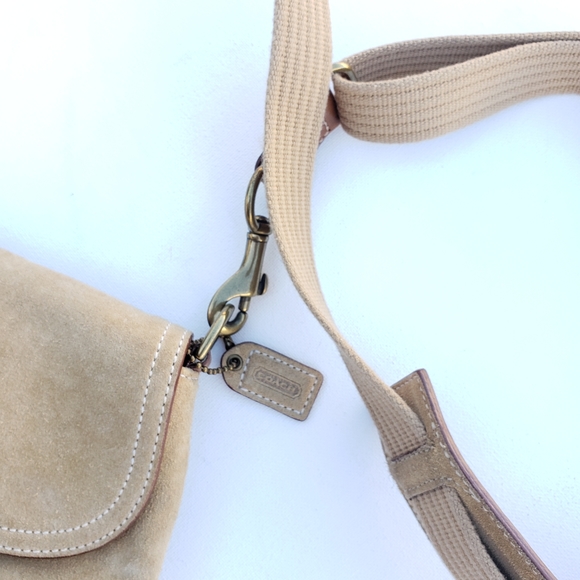SOLD - COACH Suede Crossbody Bag - Picture 6 of 8